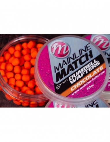 Wafters Mainline Match Dumbell, Orange Chocolate, 6mm, 50gr