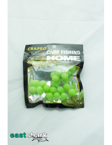 Bile Pop Up East Shark Din Plastic, Verzi, 10mm, 20buc/plic