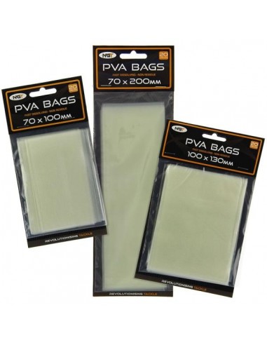 Pungi NGT Pva Bag, 10x13cm, 20buc/plic