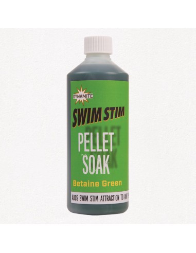 Lichid Atractant Dynamite Baits Swim Stim Pellet Soak, Green Betain, 500ml