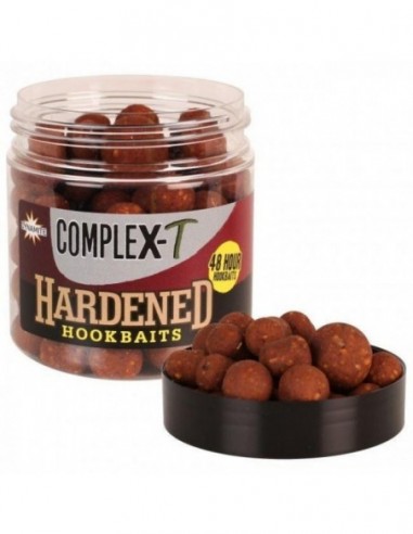 Boilies de Carlig Dynamite Baits CompleX-T Hard Hookbaits, 14mm Boilies/15mm Dumbells