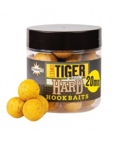 Boilies de Carlig Dynamite Baits Sweet Tiger & Corn Hard Hookbaits, 20mm