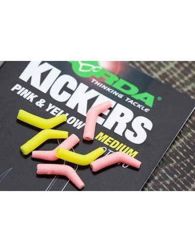 Line Aligner Korda Kickers Rig, Pink/Yellow, 10buc/plic