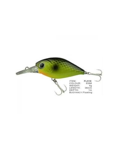 Vobler FL FL510 Floating, Culoare 838, 3.5cm, 4g