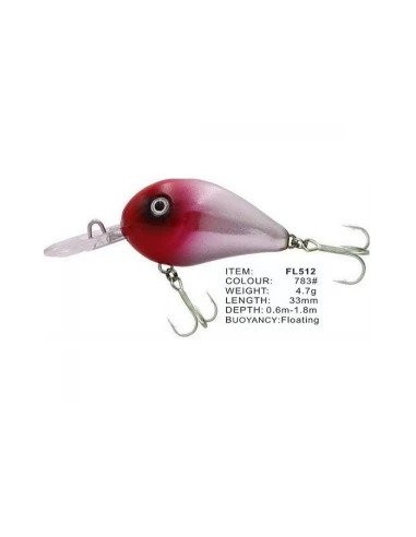 Vobler FL FL512 Floating, Culoare 783, 3.3cm, 4.7g