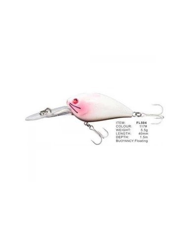 Vobler FL FL504 Floating, Culoare 117, 4cm, 5.5g