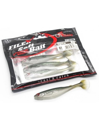 Shad Filfishing Filex Neox, Culoare 01, 10cm, 4buc/plic