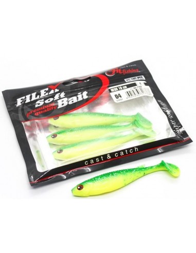 Shad Filfishing Filex Neox, Culoare 04, 10cm, 4buc/plic