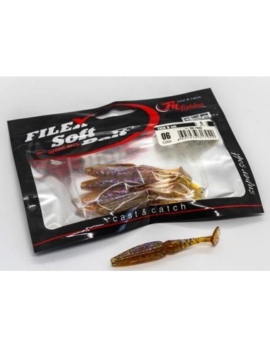 Shad Filfishing Filex Zico, Culoare 06, 8cm, 5buc/plic