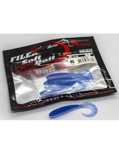 Grub Filfishing Uno, Culoare 05, 7.5cm, 5buc/plic