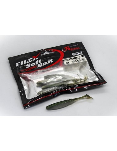 Shad Filfishing Tama, Culoare 02, 8.5cm, 5buc/plic