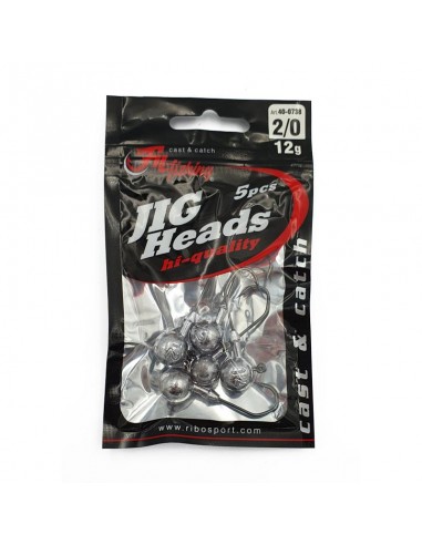 Jig Head Filfishing Cu Carlig VMC Black Nickel, Nr. 4/0, 5buc/plic