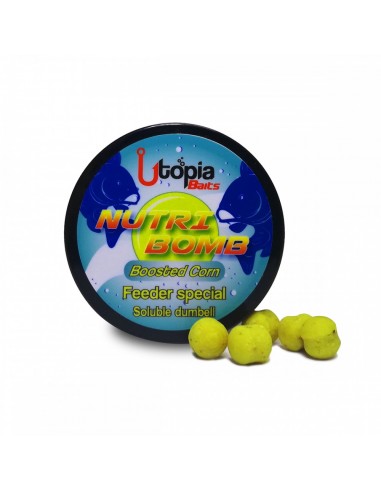 Boilies Utopia Baits Nutri Bomb, Boosted Corn, 10mm, 90gr