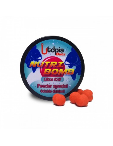 Boilies Utopia Baits Nutri Bomb, Ultra Krill, 10mm, 90gr