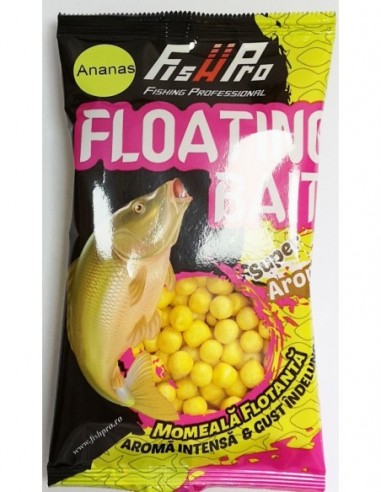 Pufuleti Puffi Fish Pro Floating Bait, 4-6mm, Ananas, 15gr