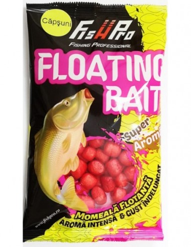 Pufuleti Puffi Fish Pro Floating Bait, 6-10mm, Capsuni, 15gr