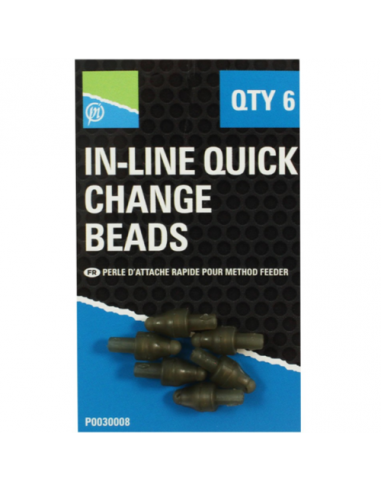 Quick Change Preston In-line Beads, 6buc