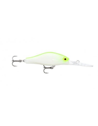 Vobler Rapala Shadow Rap Jack Deep, Silver Fluorescent Chartreuse UV, 7cm, 10g