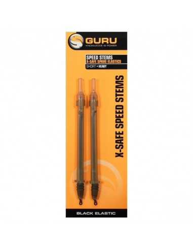 Tija Interschimbabila cu Elastic Negru Guru X-Safe Speed Stems Heavy, 2buc/blister