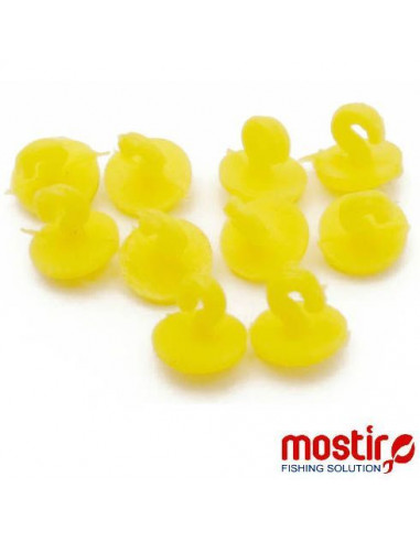 Stopper Mostiro Flotant Mini, Yellow, 10buc/plic