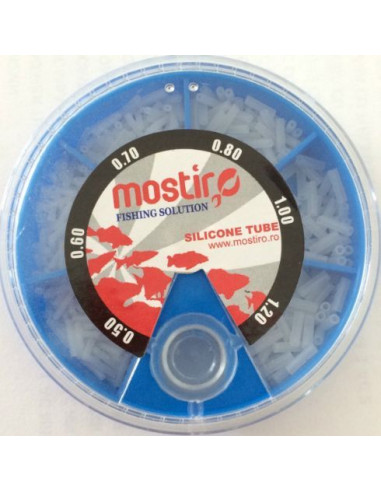 Tub siliconic Mostiro, Natural, 0.5mm-1.2mm