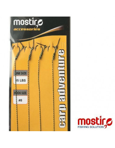 Carlige Legate Mostiro Feeder Boilie Spike, Carlig Nr.12, Fir 10lbs, 4buc/plic