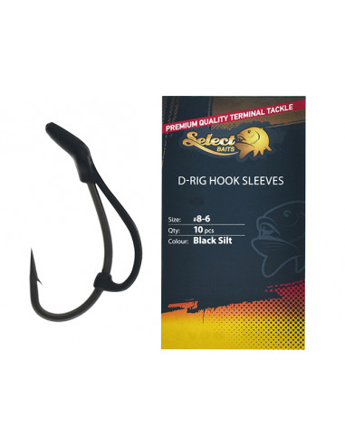 Mansoane Speciale Select Baits D-Rig Hook Sleeves, Marime 2-4, 10buc/plic