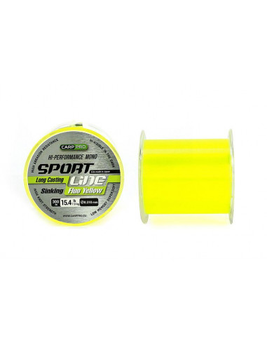 Fir Monofilament Carp Prp Sport Long Cast, Fluo Yellow, 300m