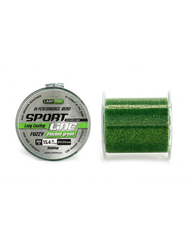 Fir Monofilament Carp Prp Sport Long Cast, Fleckeg Green, 1000m