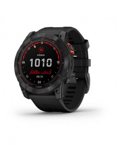 Ceas Garmin Fenix 7X Solar Slate Grey/ Black, 51mm