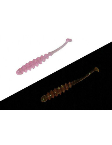 Shad Jackall Tidebeat, Culoare Okiami Glow Crush, 3.8cm, 10buc/plic