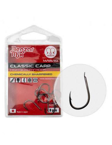 Carlige Benzar Classic Carp, No. 2, 6buc/plic