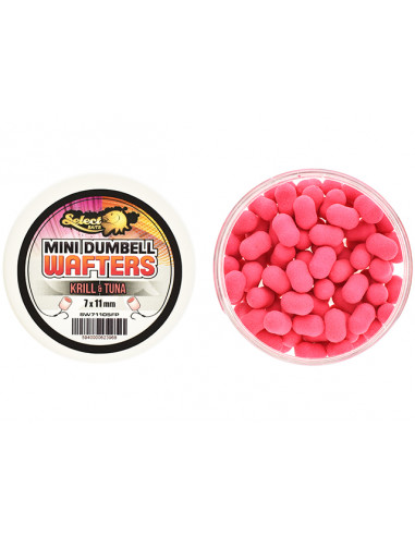 Wafters Select Baits Mini Dumbells, Krill and Tuna, 7x11mm, 45g