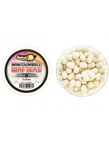 Wafters Select Baits Mini Dumbells, Garlic Cheese, 7x11mm, 45g