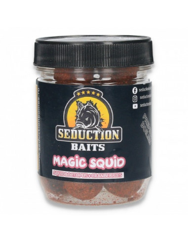 Boilies De Carlig Seduction Baits, Magic Squid, Glazurat, 100g