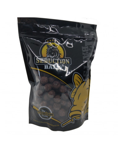 Boilies Seduction Baits Pellet Boilies, Squid, Solubile, 1kg