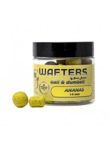 Wafters Addicted Carp Baits Ball & Dumbell, Ananas, 14mm