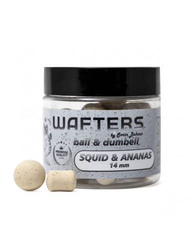 Wafters Addicted Carp Baits Ball & Dumbell, Squid & Ananas, 14mm