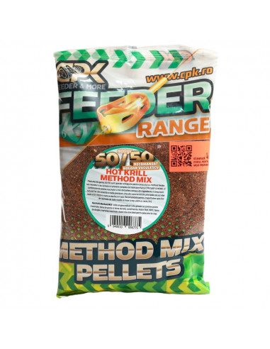 Nada Method Mix CPK 50/50 Feeder, Hot Krill, 900gr