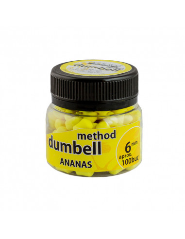 Pop-Up Dumbell Addicted Carp Baits Method, Ananas, 6mm, 100buc