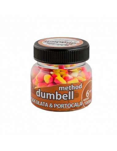 Pop-Up Dumbell Addicted Carp Baits Method, Ciocolata & Portocala, 6mm, 100buc