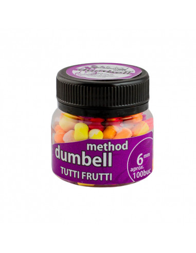 Pop-Up Dumbell Addicted Carp Baits Method, Tutti Frutti, 6mm, 100buc