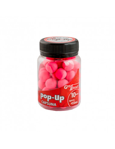 Pop-Up Addicted Carp Baits, Capsuna, 10mm, 45buc