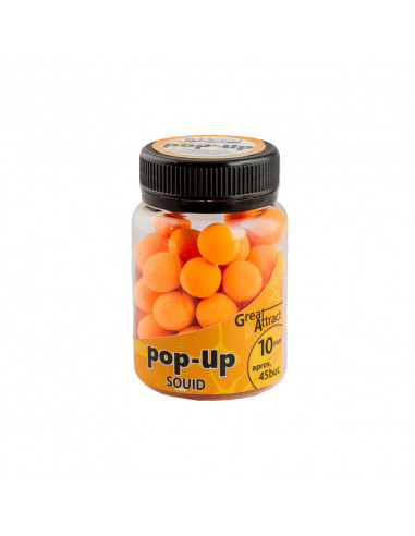 Pop-Up Addicted Carp Baits, Squid, 10mm, 45buc