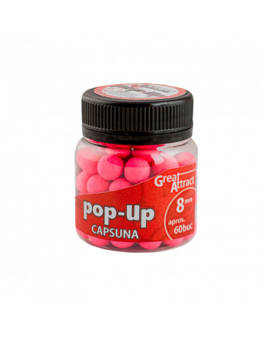 Pop-Up Addicted Carp Baits, Capsuna, 8mm, 60buc