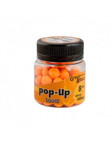 Pop-Up Addicted Carp Baits, Squid, 8mm, 60buc