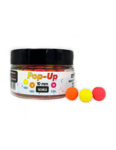 Pop-Up Utopia Baits Boilies, Scoica, 10mm, 60ml