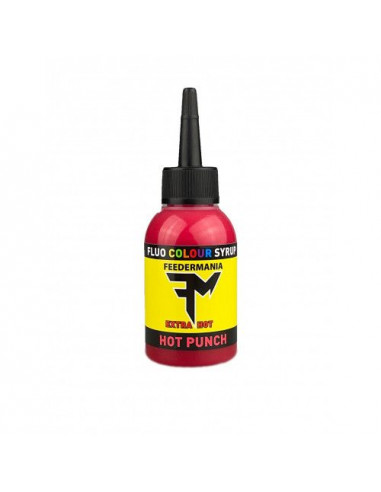 Aditiv Lichid Feedermania Fluo Colour Syrup, Hot Punch, 75ml