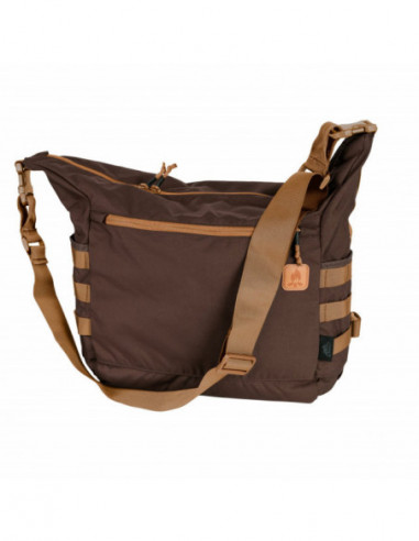 Geanta de umar Helikon-Tex Bushcraft Satchel Bag Molle Earth Brown Clay, 17L, 30x32x17.5cm