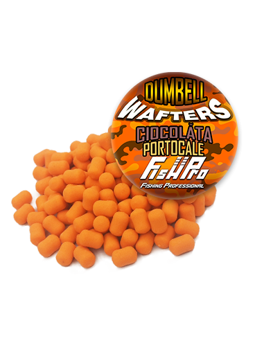 Wafters Dumbell Fish Pro, Ciocolata Portocale, 6mm, 35g